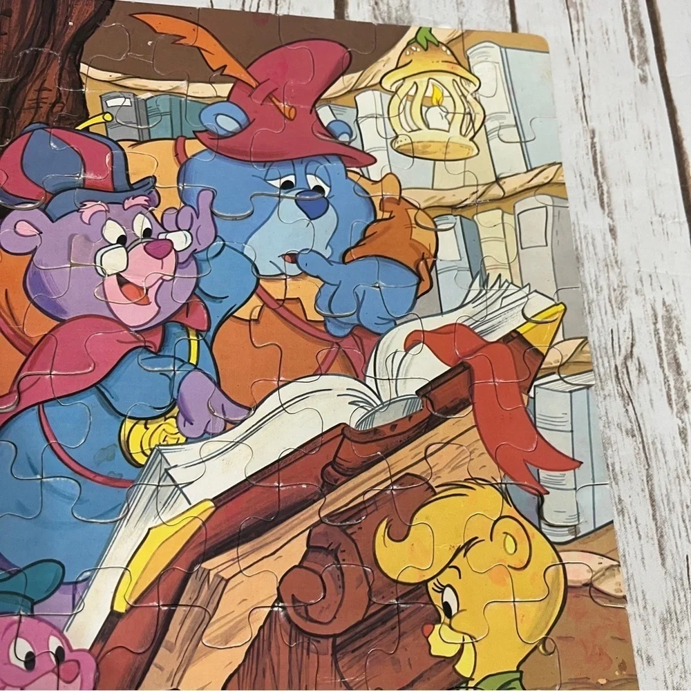 Vintage 1985 Walt Disney Gummi Bears 65‎ Piece Jigsaw Puzzle Golden Complete